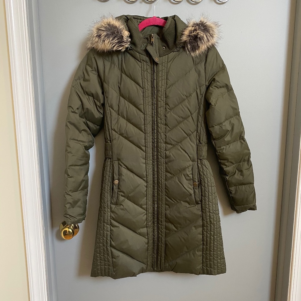 Larry Levine Long Puffer Coat